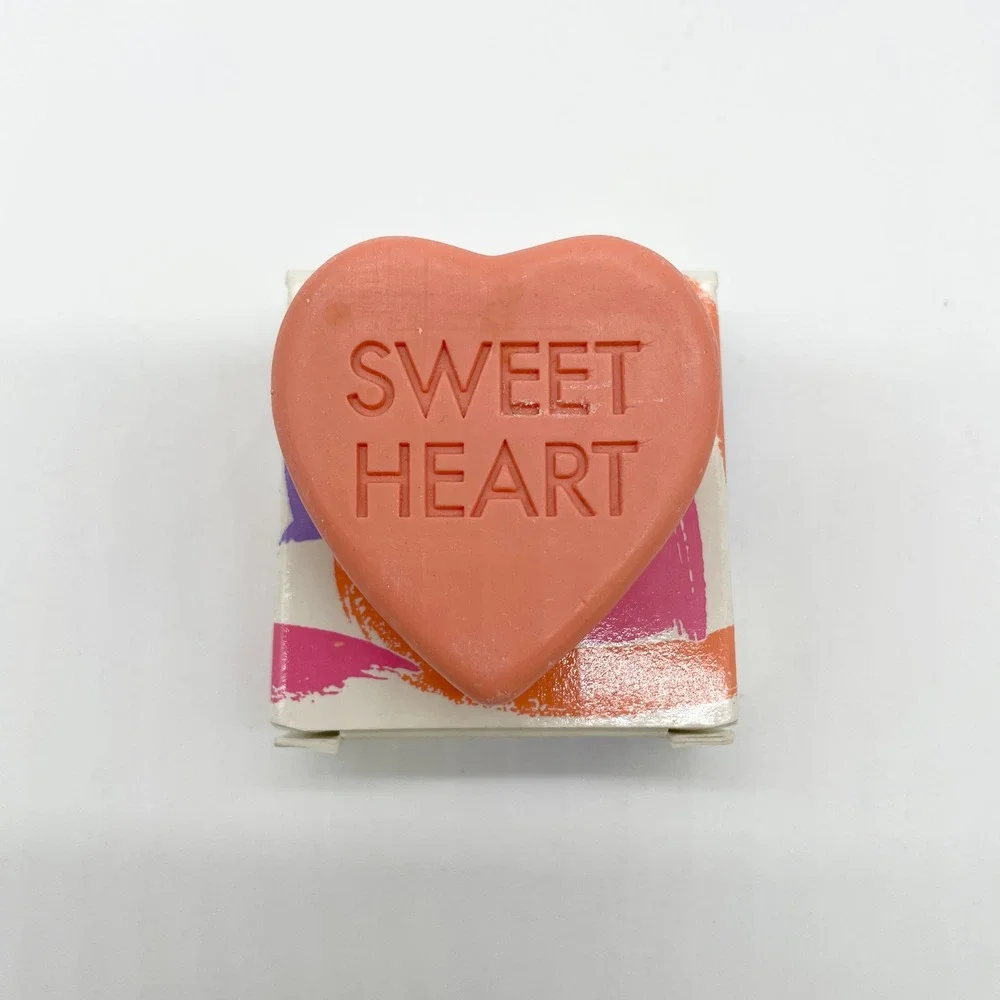 Vintage Avon Bath Soap Heart to‎ Heart 1980s Hugs Kisses Sweetheart Valentines